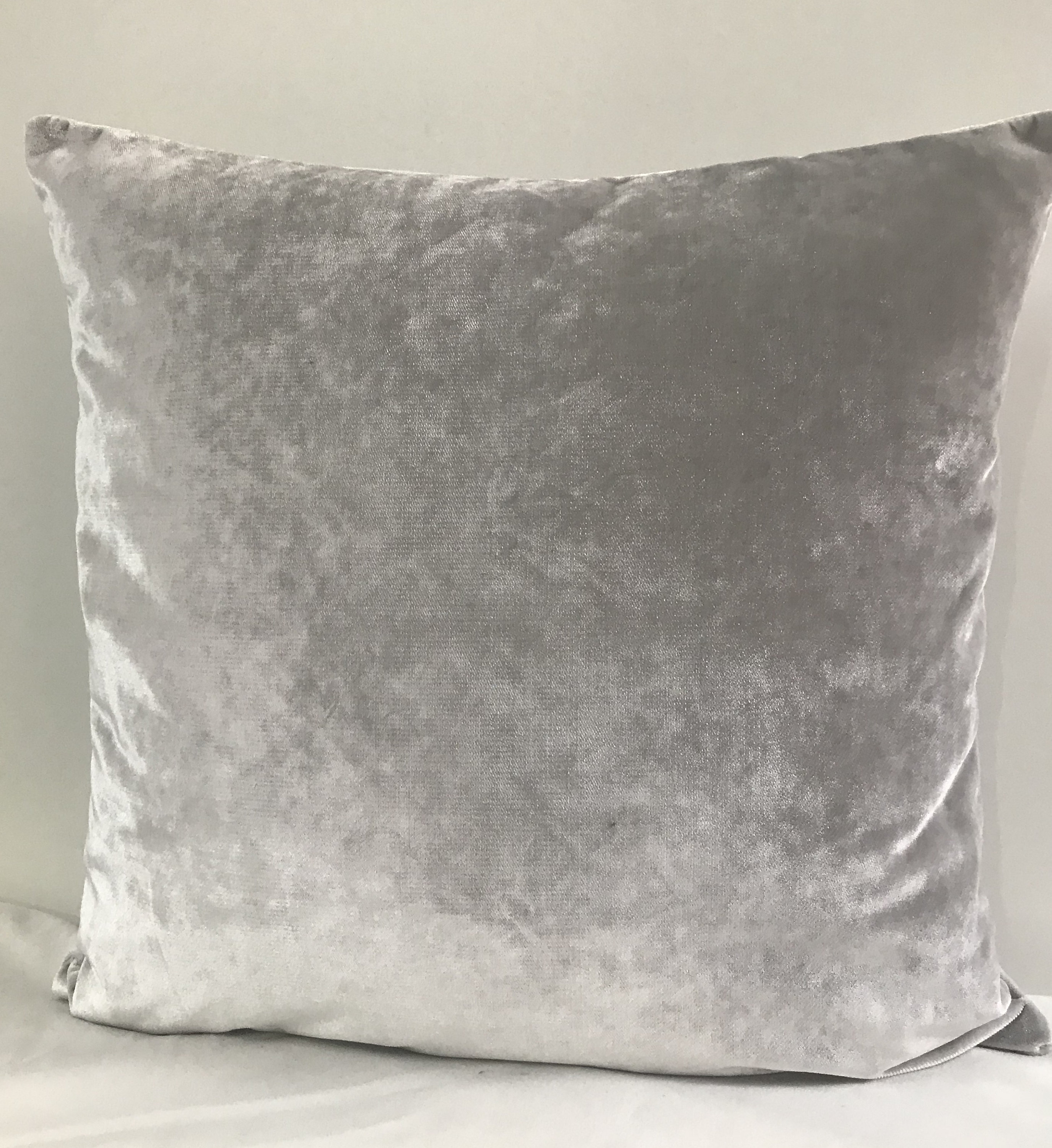 Bright gray Pillow Cover Velvet Pillow All Size Pillows Custom Etsy