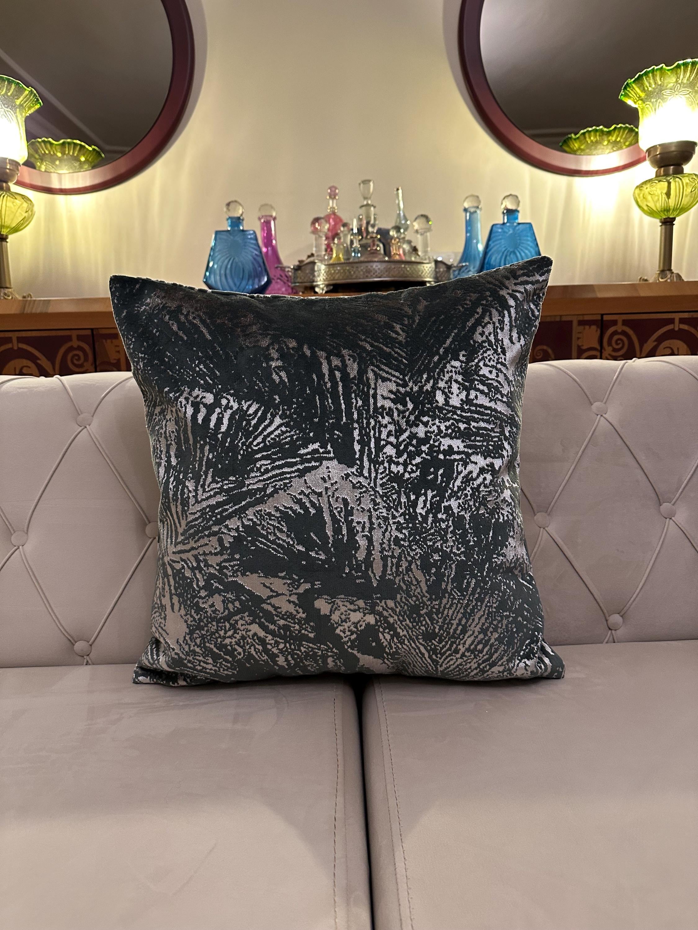 Federa per Cuscino in Velluto di Seta - V668 - Les Ottomans - Home Design