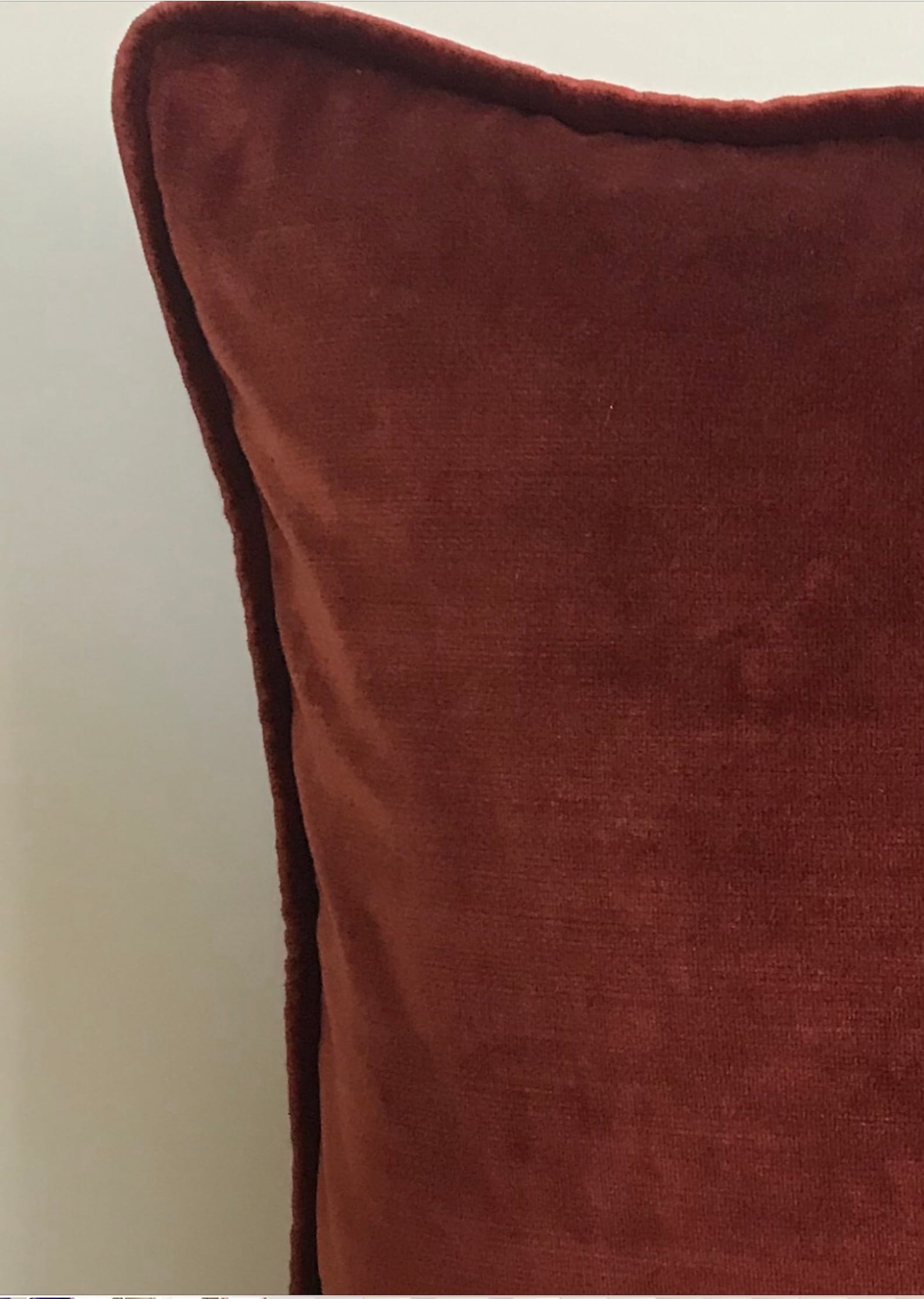 Terracotta Pillow Cover Velvet Pillow All Size Pillows Custom Etsy