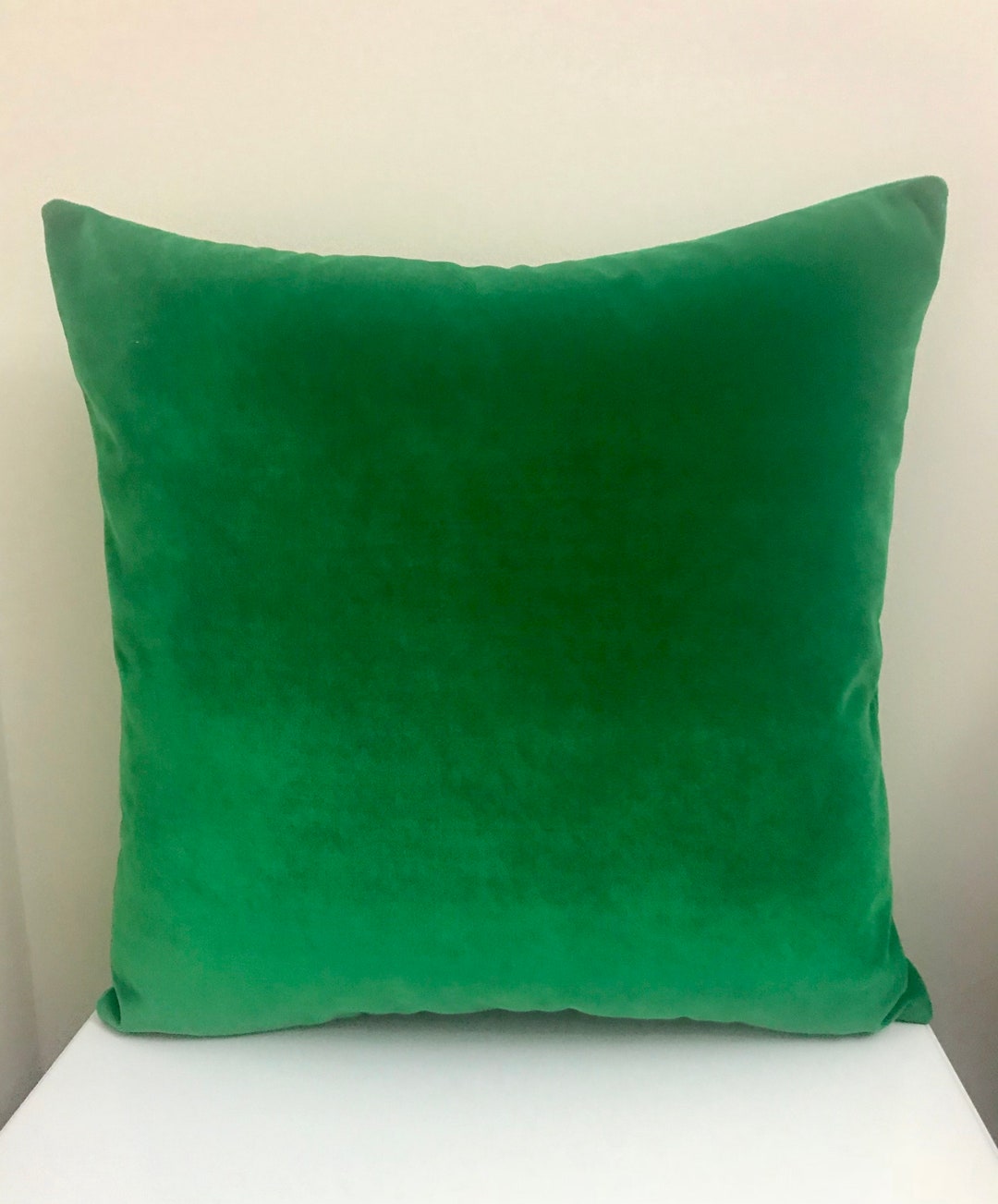 Kelly Green Pillow Cover Velvet Pillow All Size Pillows Custom Made
