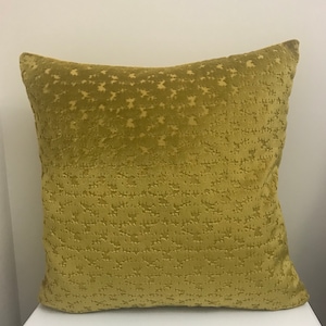 Gold Pillow Cover, Velvet Pillow, All Size Pillows, Custom Made Pillow, Velvet Pillow Cover, 18X18 Velvet Cushion Cover, Decorative Pillows