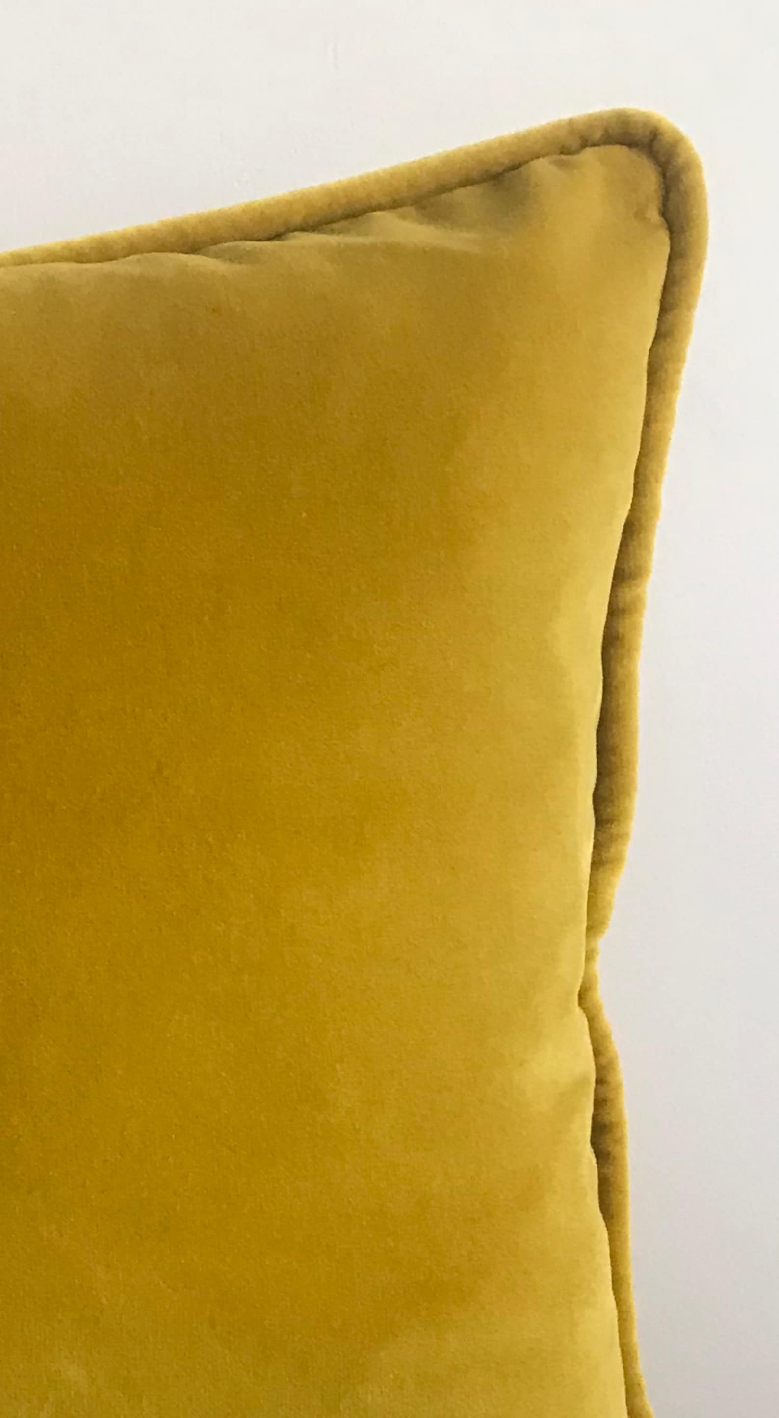 Mustard Pillow Cover Velvet Pillow All Size Pillows Custom Etsy