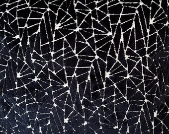 Fabric, Black Velvet fabric, Fabric, Velvet fabric, Velvet, Upholstery fabric,Upholstery Velvet fabric, Yard fabric,  Fabric by the yard,