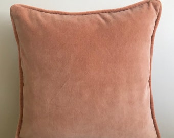 salmon pink pillows