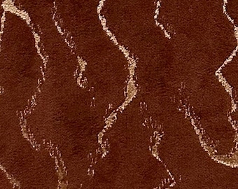 Fluwelen terracotta stof, terracotta stof, fluwelen stof, bekledingsstof, fluwelen stof bekleding, tuin, stof, stof op maat gesneden