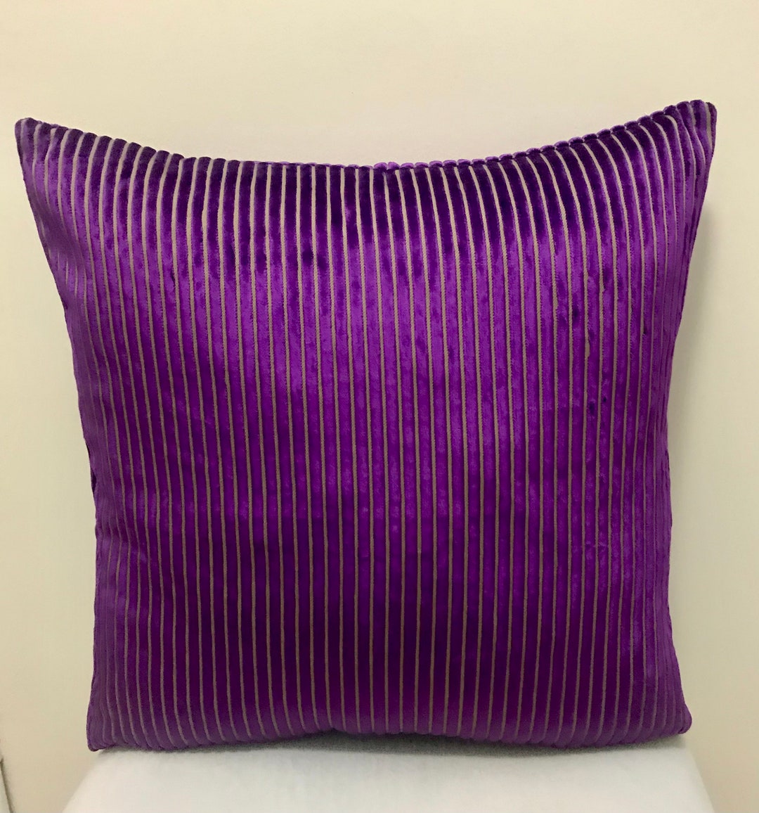 Purple Pillow Cover, Velvet Pillow, All Size Pillows Custom Made Pillow
