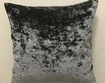 Gray Pillow Cover, Velvet Pillow, All Size Pillows, Custom Made Pillow, Velvet Pillow Cover, 18X18 Velvet Cushion Cover, Decorative Pillows