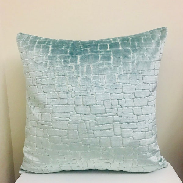 Mint Velvet Pillow Cover, Velvet Pillow, Green Pillow, Custom Made Pillow, Cushion Case, 18X18 20X20 22x22 24X24 Mint Green Velvet Pillows