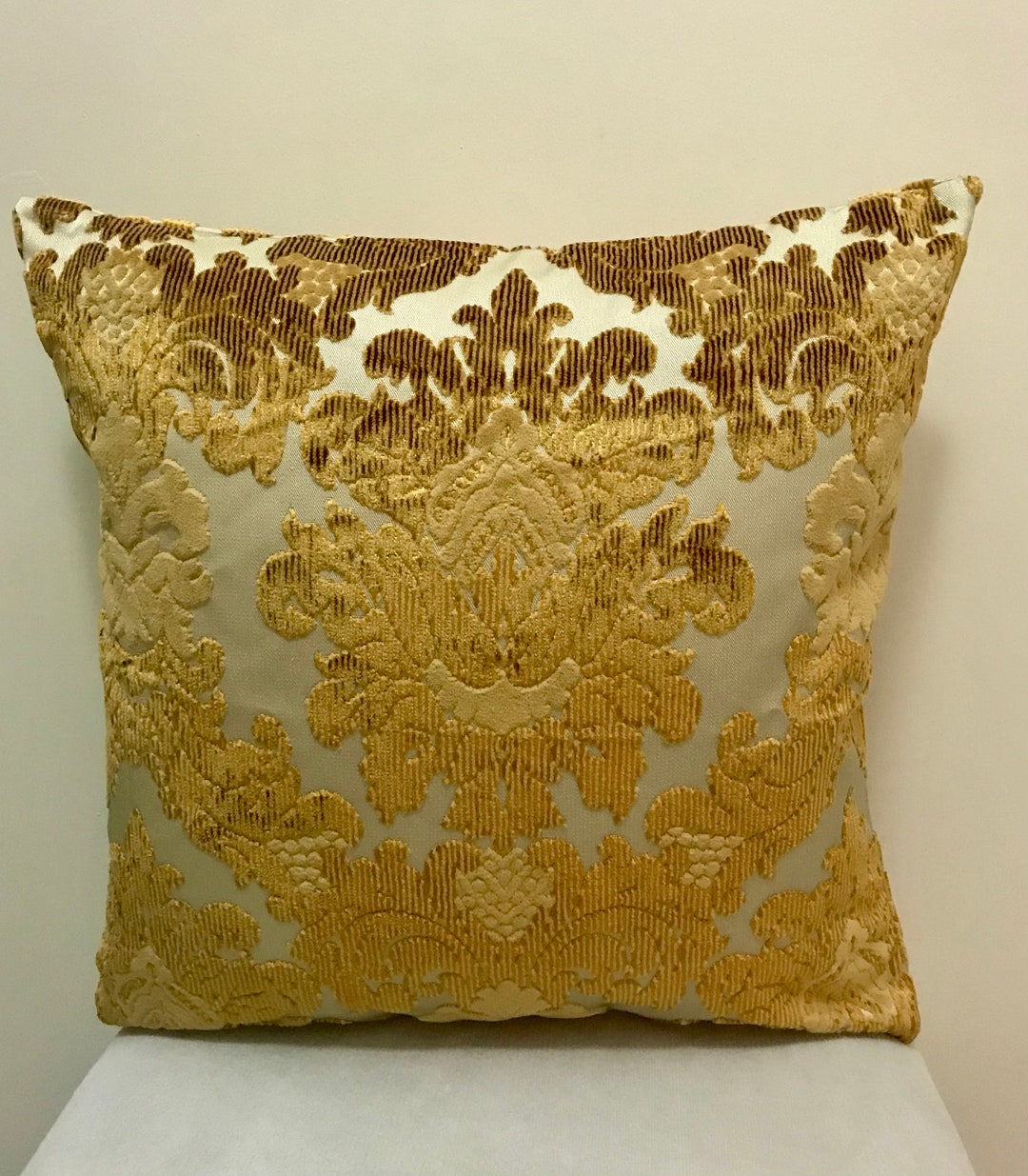 Gold Pillow Cover, Velvet Pillow, All Size Pillows, Custom Made Pillow, Velvet Pillow Cover