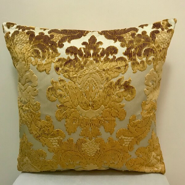 Gold Pillow Etsy