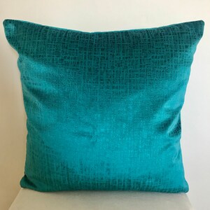 Teal Green Pillow Cover Velvet Pillow All Size Pillows Custom Made Pillow Velvet Pillow Cover 18X18 Velvet Cushion Cover, Decorative Pillows