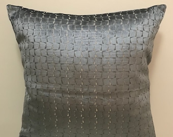 Gray Velvet Pillow Cover, Velvet Pillow, Gray Pillow, Custom Made Pillow, Cushion Case, 18X18 20X20 22X22 24X24 Gray,  Gray Velvet Pillows