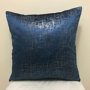Marineblauwe kussensloop, marineblauw fluwelen kussen, kussen alle maten, op maat gemaakt kussen, fluwelen kussensloop, 18 x 18 20 x 20 x 20 worp kussenhoes, kussensloop