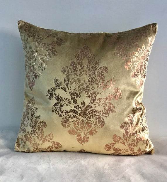 Light Gold Pillow Cover Velvet Pillow All Size Pillows Custom Made Pillow Velvet Pillow Cover 18X18 Velvet Cushion Cover Decorative Pillows