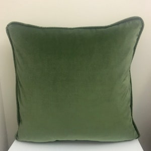 Moss Green Pillow Cover, Velvet Pillow, AlSize Pillows, Custom Made Pillow Velvet Pillow Cover 18X18 Velvet Cushion Cover Decorative Pillow
