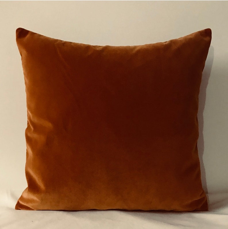 Terracotta Pillow Cover Velvet Pillow All Size Pillows Custom Etsy