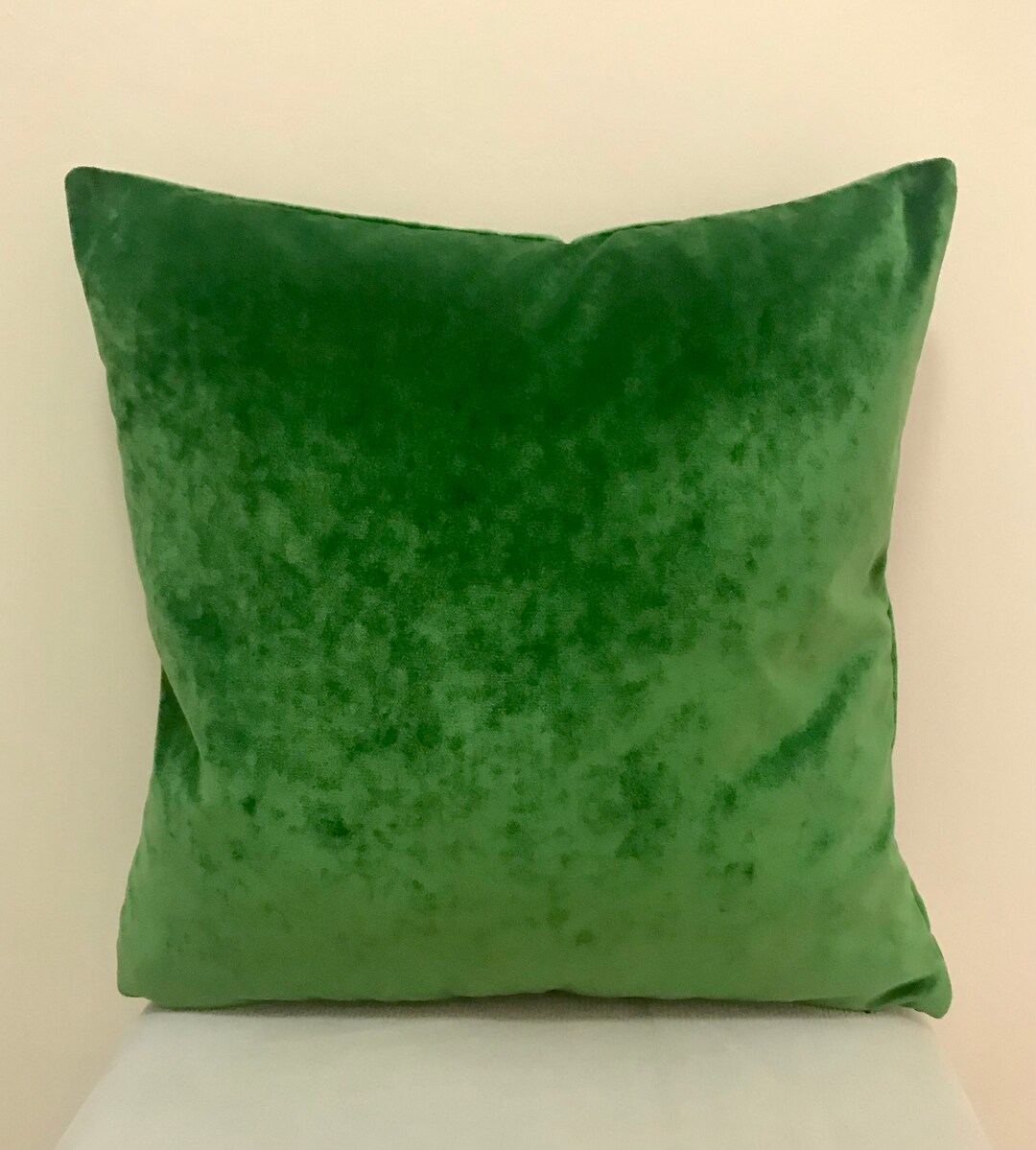 Green Velvet Pillow Cover Velvet Pillow Green Pillow Custom Etsy