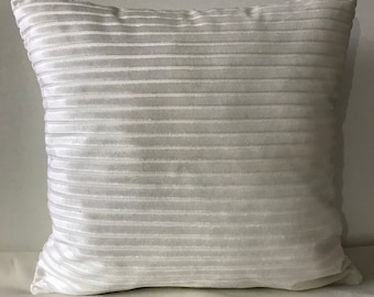 Cream Pillow Cover, Velvet Pillow, All Size Pillows, Custom Made Pillow, Velvet Pillow Cover, 18X18 Velvet Cushion Cover, Decorative Pillows