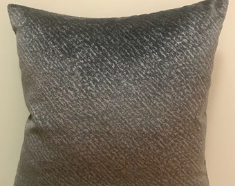 Gray Pillow Cover, Velvet Pillow, All Size Pillows, Custom Made Pillow, Velvet Pillow Cover, 18X18 Velvet Cushion Cover, Decorative Pillows