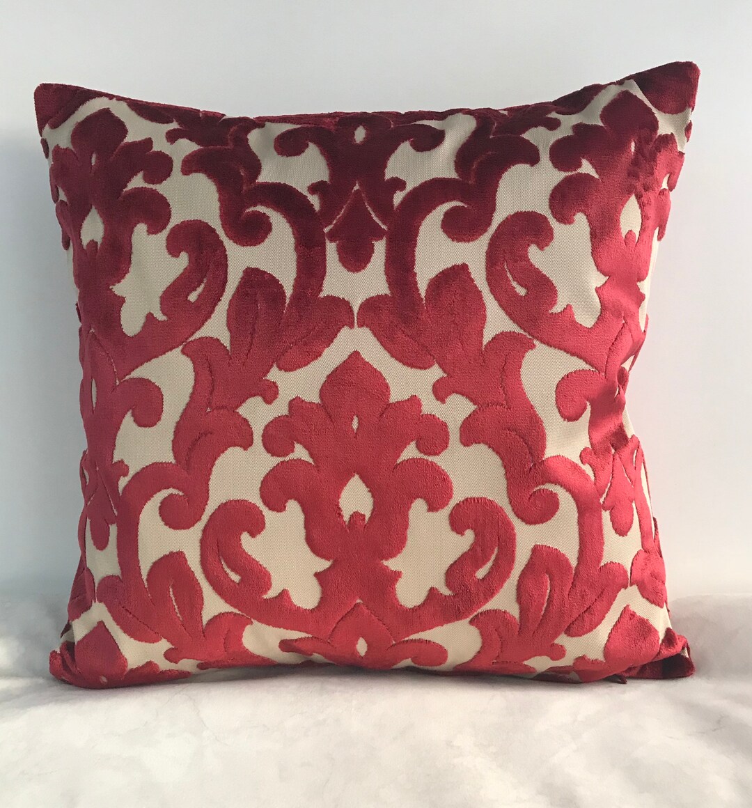 Burgundy Pillow Cover Velvet Pillow All Size Pillows Custom Etsy