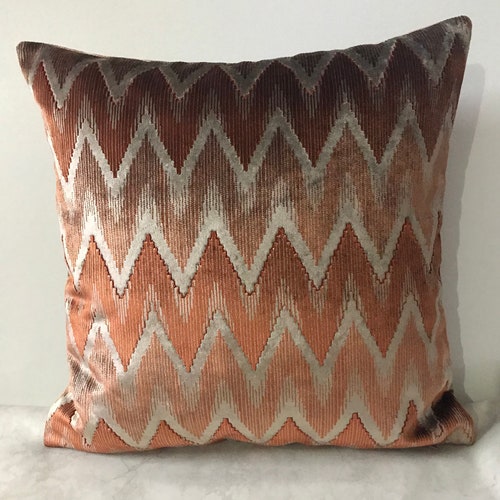 Terracotta Pillow Cover Velvet Pillow All Size Pillows Custom Etsy