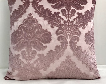 Pink Pillow Cover, Velvet Pillow, All Size Pillows, Custom Made Pillow, Velvet Pillow Cover, 18X18 Velvet Cushion Cover, Decorative Pillows