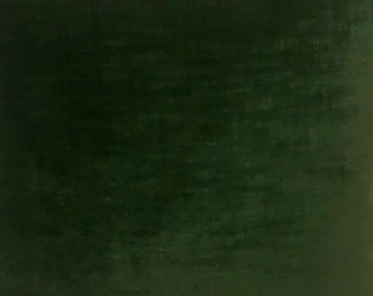 Dark Green Velvet fabric, Green Velvet fabric, Velvet, Upholstery fabric, Upholstery Velvet fabric, Yard fabric, Fabric by the yard, Fabric