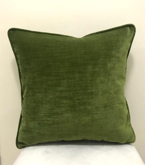 Dark Green Pillow atelieryuwa.ciao.jp