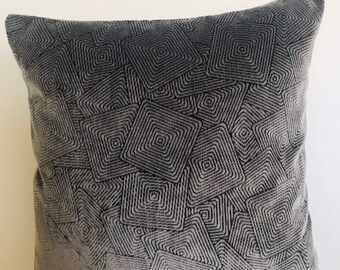 Gray Pillow Cover, Velvet Pillow, All Size Pillows, Custom Made Pillow, Velvet Pillow Cover, 18X18 Velvet Cushion Cover, Decorative Pillows