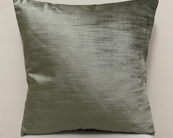 Shiny Mold Green Pillow, Green Velvet Pillow, Green Pillow Cover, Throw Pillow Case, 18X18 20X20 22X22 Velvet Cushion Cover, Throw Pillow