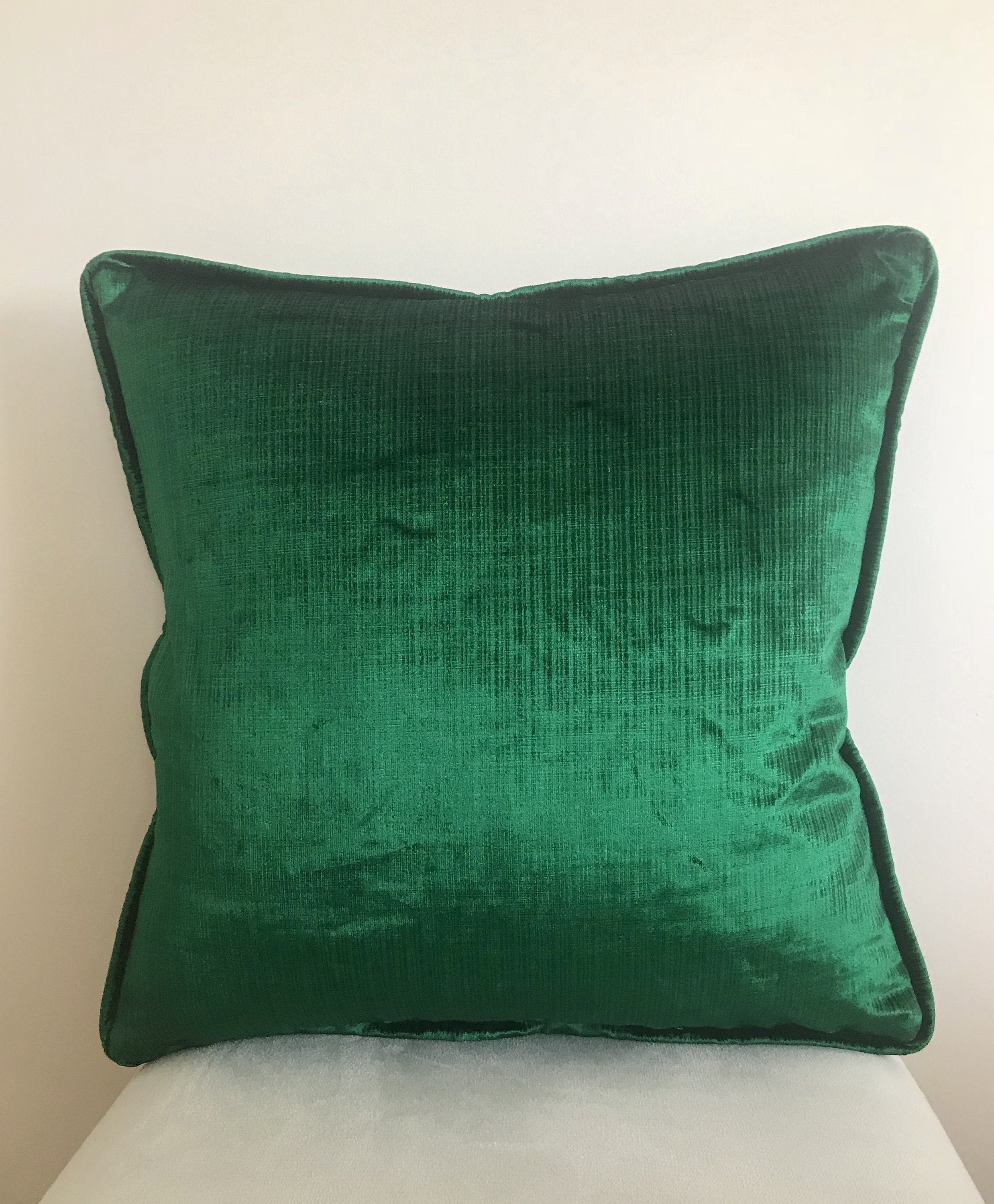 Emerald Green Pillow Cover Velvet Pillow All Size Pillows Etsy