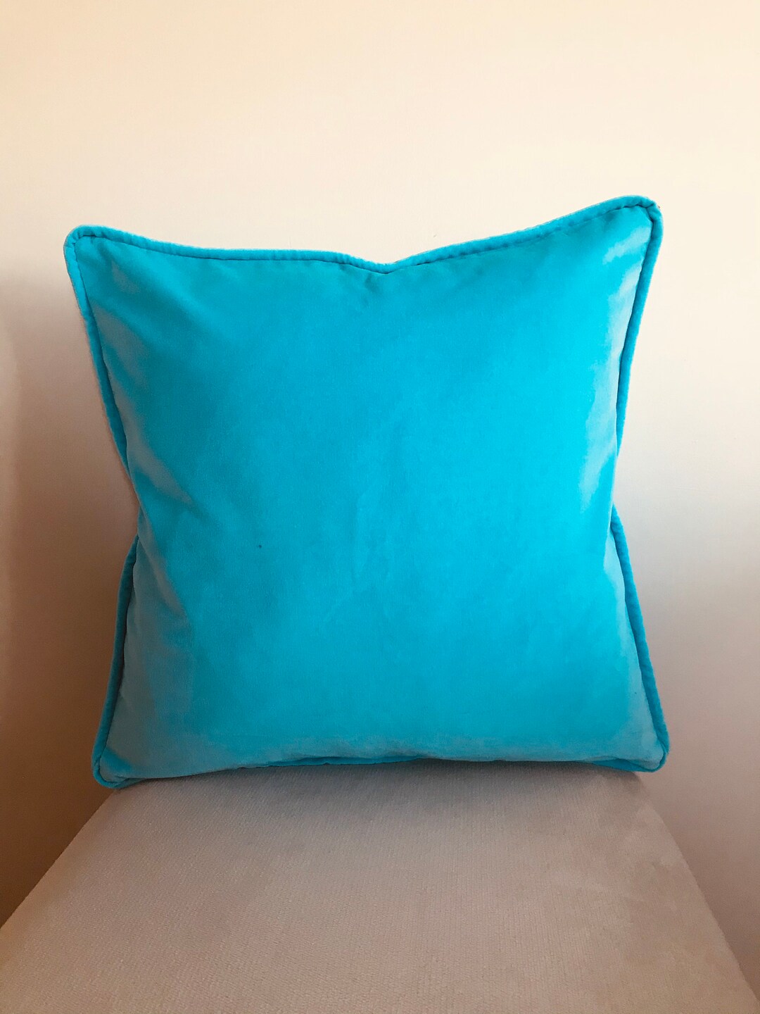 Turguoise Pillow Cover Velvet Pillow All Size Pillows Custom Etsy