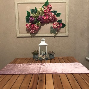 Pink Velvet runner Beautiful table runners for you high quality velvet runner beatify your tables wedding decors bridal showers or holidays