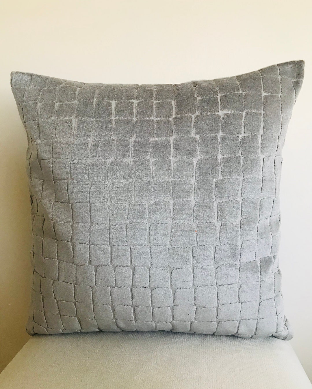 Gray Velvet Pillow Cover Velvet Pillow All Size Pillows Custom Etsy