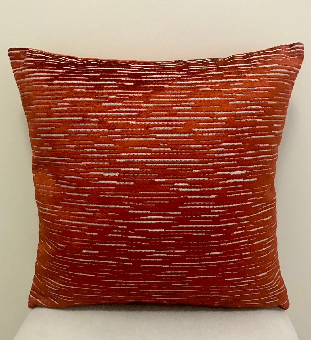 Orange Kissenbezug Samtkissen Alle Größe Kissen Nach Maß Etsy.de