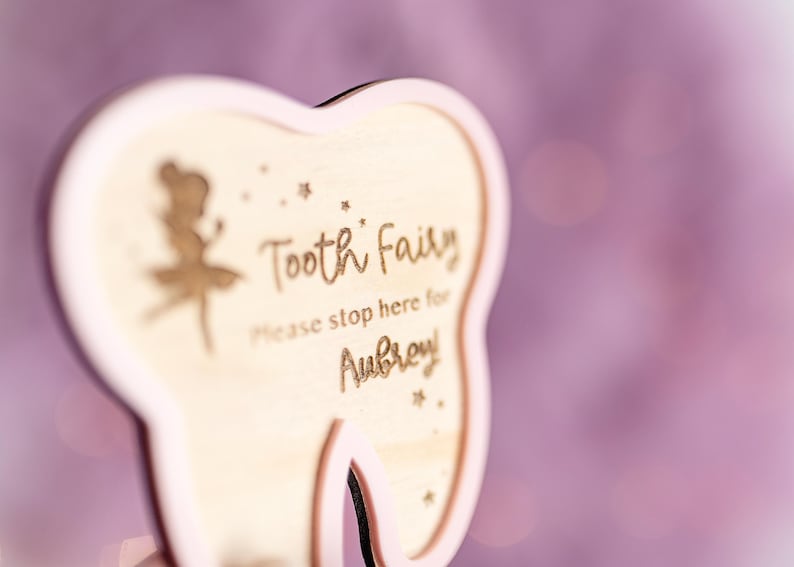 Tooth In Script Personalised Tooth Fairy Dish Laser Cut File (digital Download) - Etsy