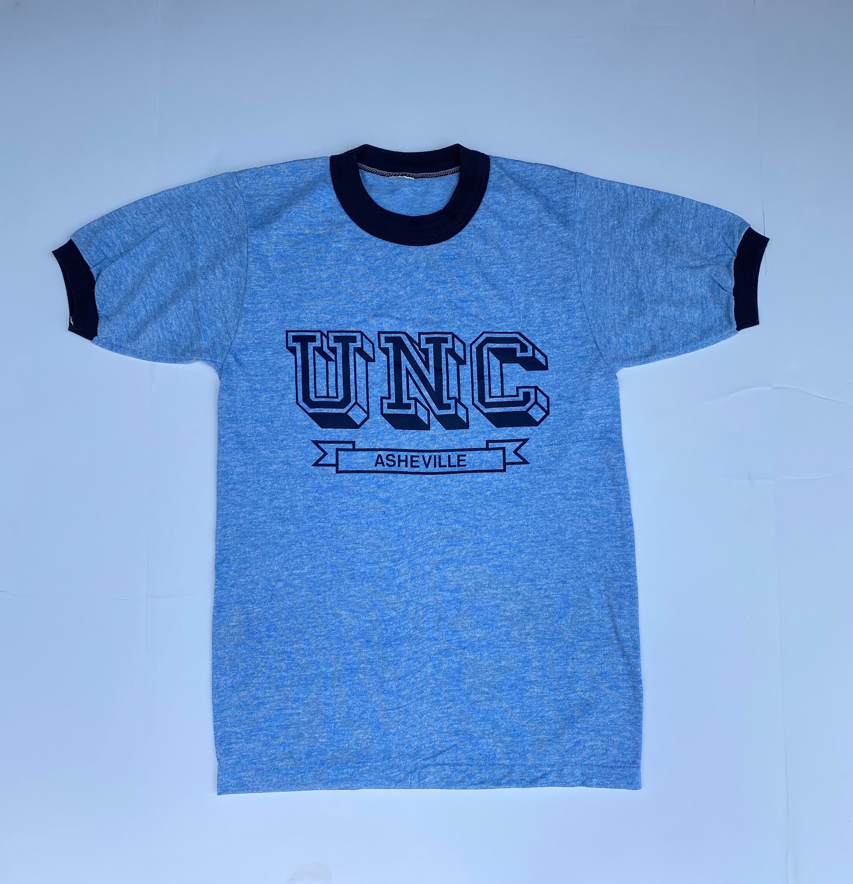 Vintage 80s UNC Asheville Ringer T 