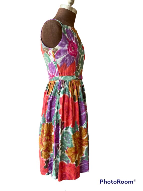 Vintage 1950 Floral Dress - image 5