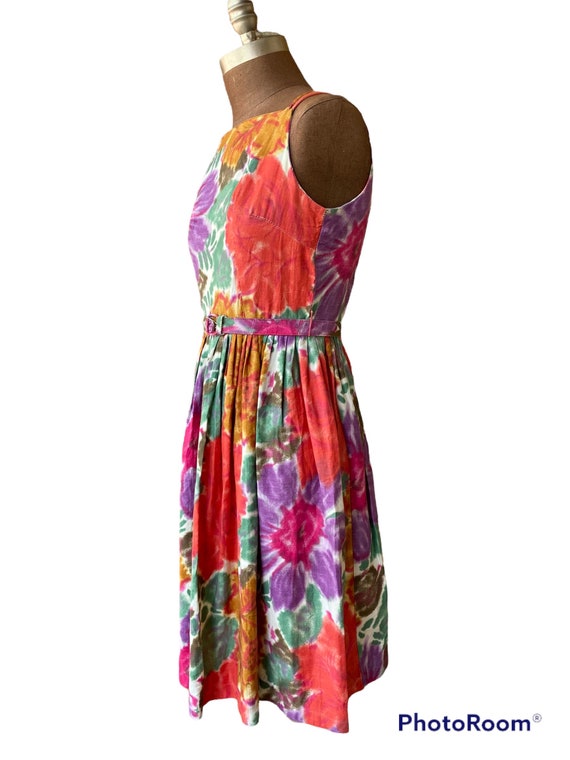 Vintage 1950 Floral Dress - image 4