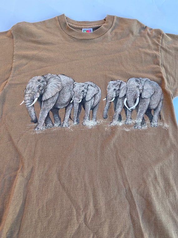 Vintage 90s Cleveland Zoo Elephant Shirt