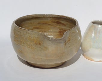 Matcha Bowl Set Handmade Ceramic Wabi Sabi Home Decor Pearl Chawan Matcha Lover Housewarming Gift