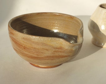 Matcha Set bowl wabi sabi Pearl Chawan Tea Bowl handmade ceramic