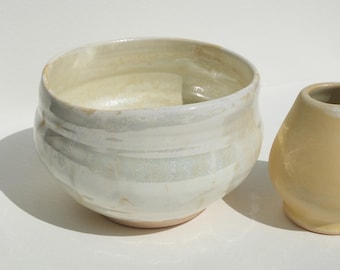 Matchakom, handgemaakte keramische kleine chawan- en gardehouder