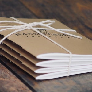 4 PACCHI di libretti di carta per diari Hank Belle ricaricabili o autonomi; carta mista di alta qualità, acquerello, a righe, Bullet