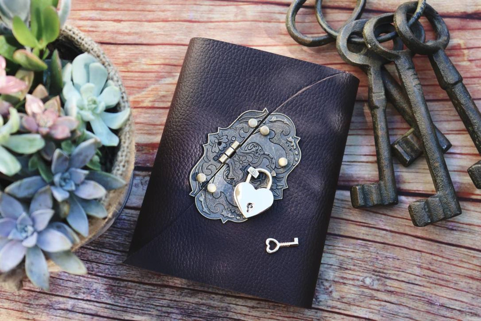 Leather Journal Rustic Writing Diary Watercolor Sketchbook Etsy