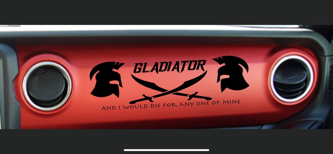 Jt/Jl Jeep Gladiator/ Wrangler dash decal Etsy