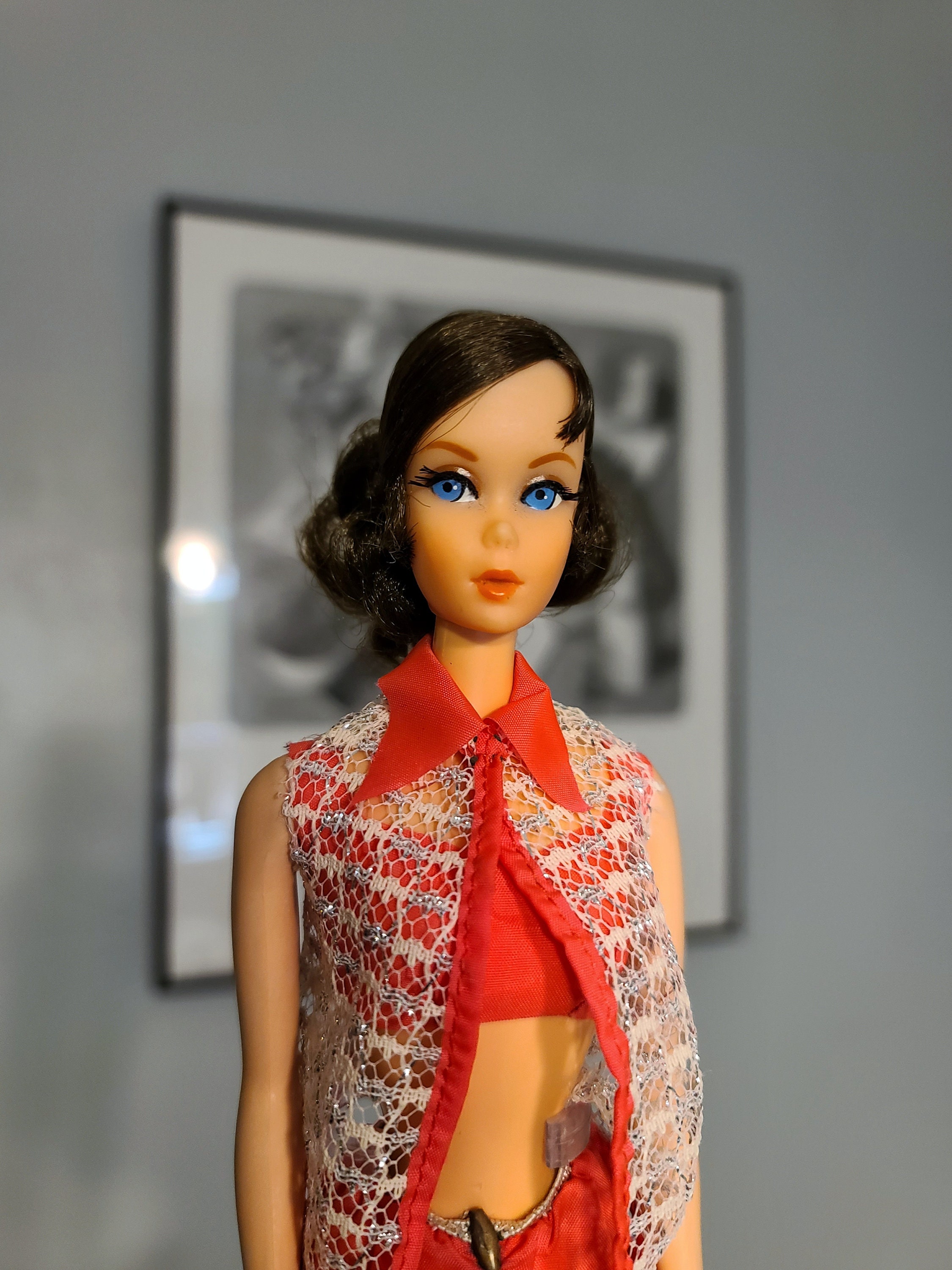 september knal Zonder hoofd 1969 Vintage Pratende Barbie Pop / Mattel Brunette Barbie Doll - Etsy  Nederland
