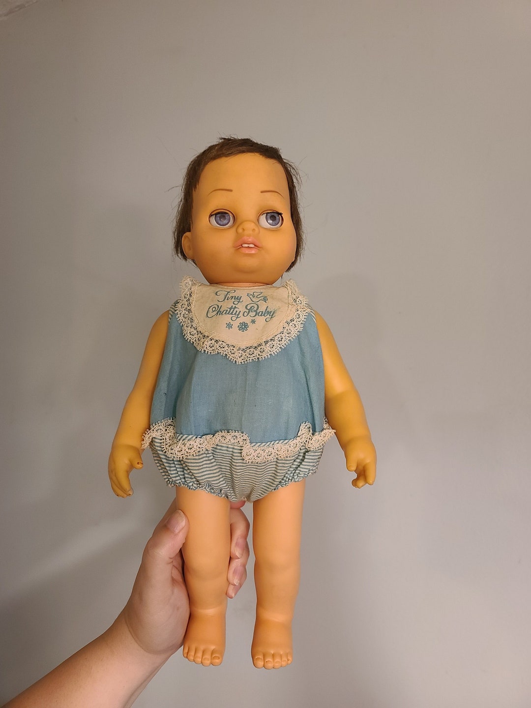 1960s Vintage Mattel Tiny Chatty Baby Doll / Talking Doll / Vintage