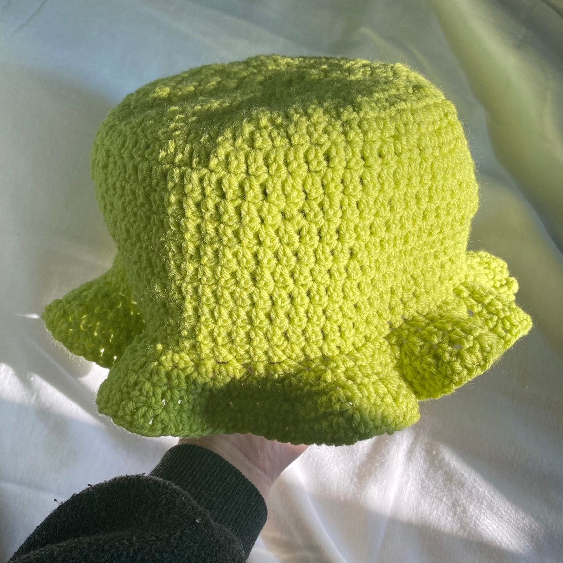 Lettuce Crochet Bucket Hat Etsy