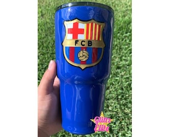 FCB Barcelona Glitter Tumbler
